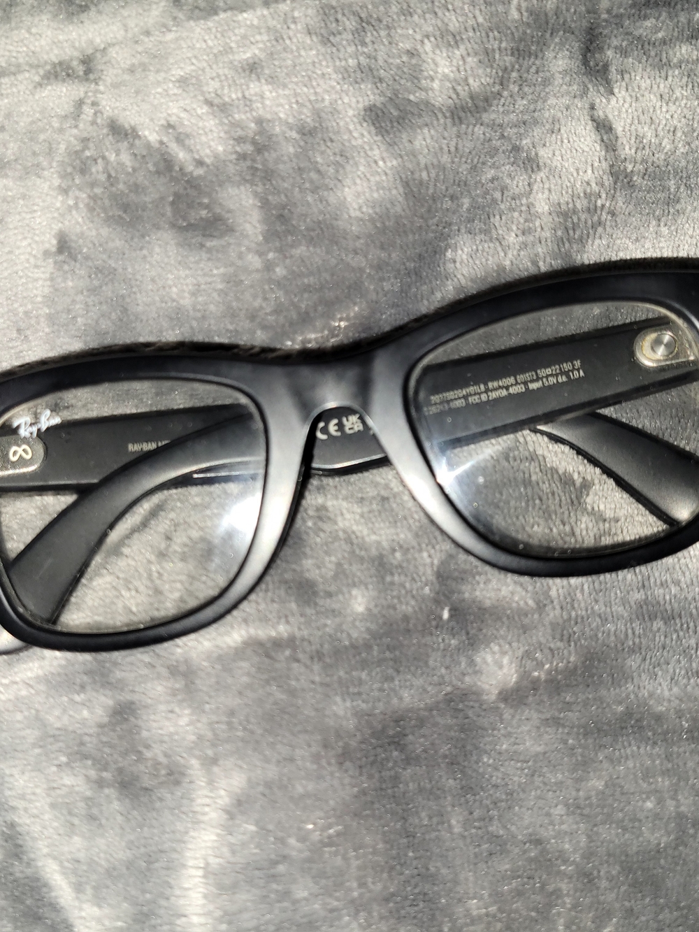 Ray-Ban Matte Black Meta Eyeglasses